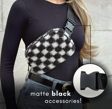 Load image into Gallery viewer, Checkered belt bag
