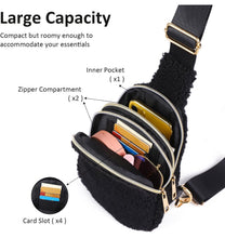 Cargar imagen en el visor de la galería, Fleece Sling Bag
