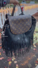 Load and play video in Gallery viewer, The Dolly Genuine leather fringe leopard crossbody
