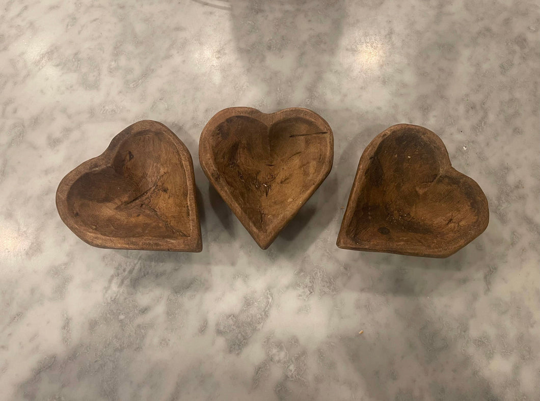 Small heart dough bowl